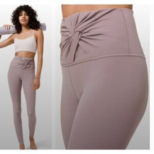 Lululemon Align Size 2 Align HR Tight 28" Twist Waist Leggings Mauve SpecEdition